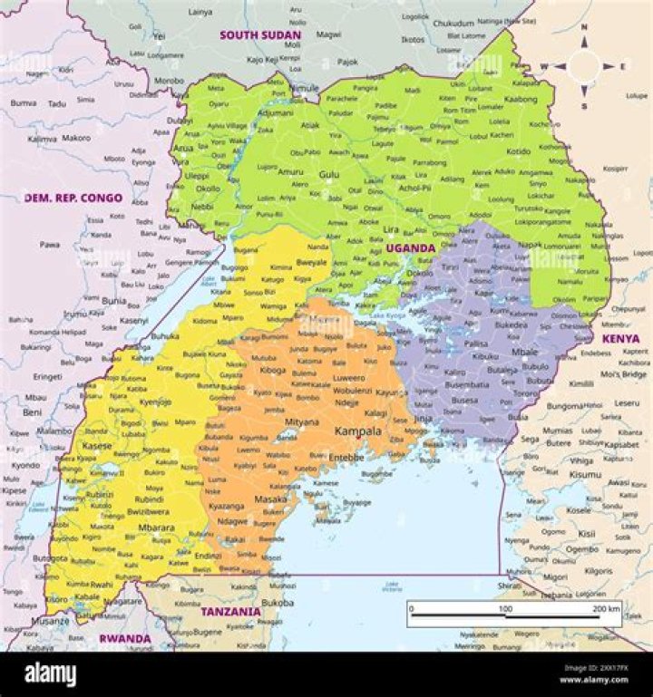 10 Greatest Landmarks on Map of Uganda