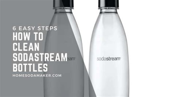 How to clean sodastream bottles