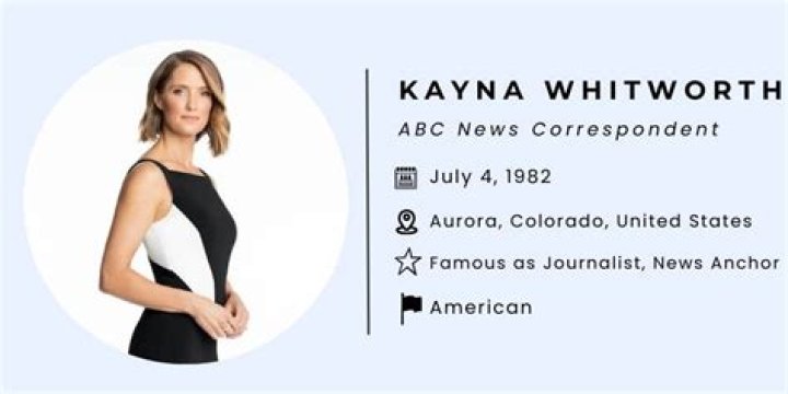 Kayna Whitworth ABC News: Bio, Wiki, Age, Height, Family, Husband, Salary and Net Worth