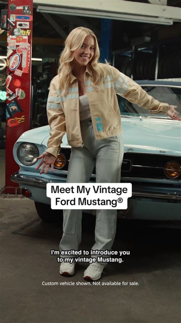 Meet Syds Garage TikTok, Sydney Sweeney Is Fixing Vintage Cars