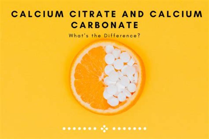 What is the Difference Between Calcium Citrate and Calcium Carbonate